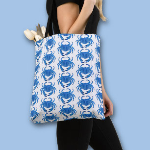 Tote Bag Motif océan bord de mer Crabe bleu