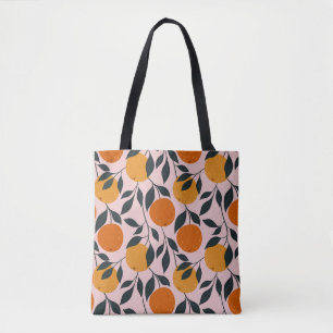 Tote Bag Motif orange vibrant