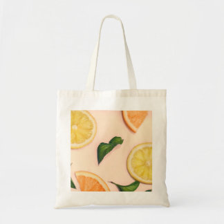 Tote Bag Motif pastel aux fruits