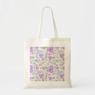 Tote Bag Motif pastel pastel coloré