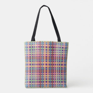 Tote Bag Motif pastel pointillé