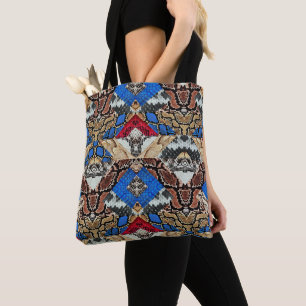 Tote Bag Motif Peau de Serpent