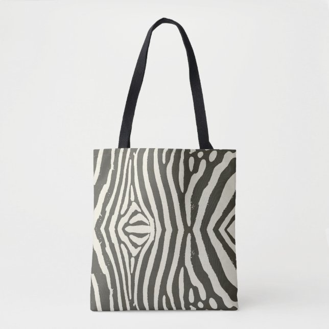 Tote Bag Motif Poster de animal Zebra Stripe (Devant)