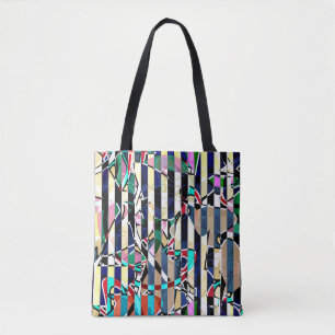 Tote Bag Motif rayé Abstrait