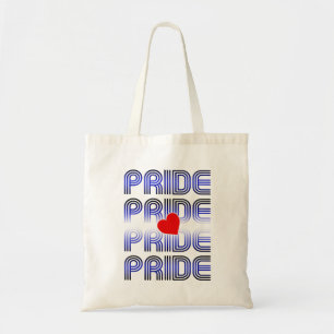 Tote Bag Motif Rétro Cœur en Cuir