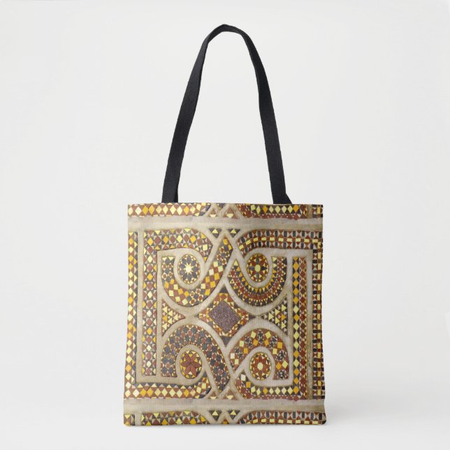 Tote Bag Motif roman de tuile (Devant)