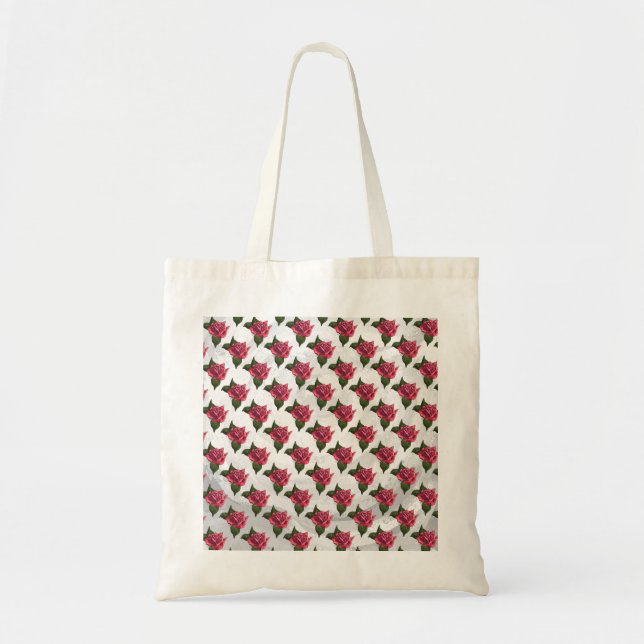 Tote Bag Motif rose (Devant)