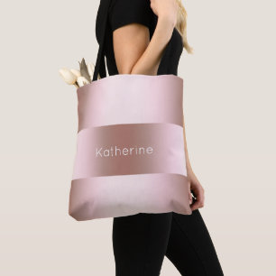 Tote Bag Motif rose d'or de poussin moderne élégant