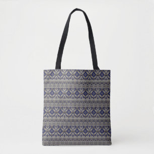 Tote Bag motif sans couture africain ethnique