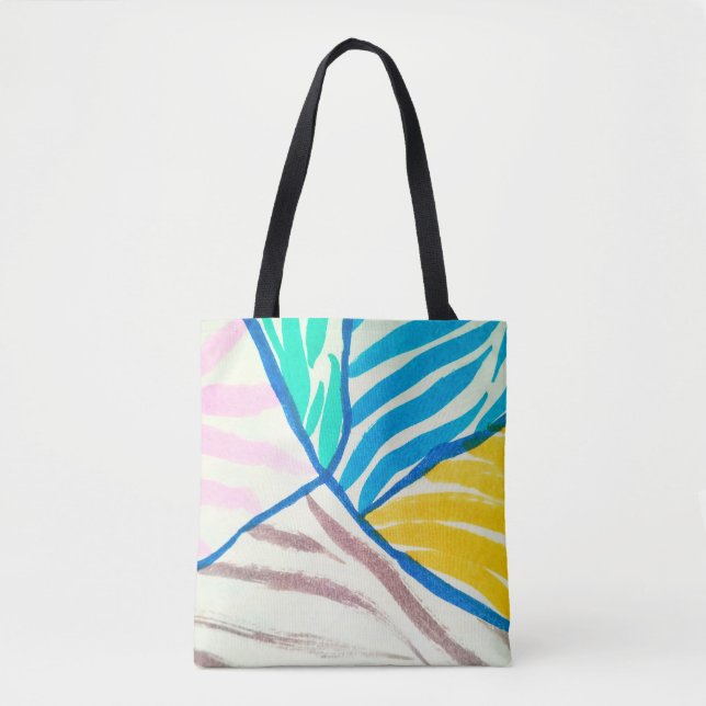 Tote Bag Motif sans couture avec avocats. Timbre texturé. v (Devant)