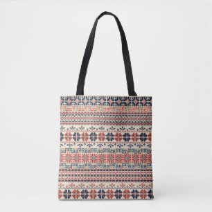 Tote Bag Motif sans couture avec braises palestiniennes tra