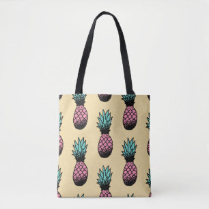 Tote Bag Motif sans couture de l'ananas à main mignon