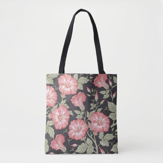 Tote Bag Motif sans couture. Des fleurs sauvages de Petunia (Devant)
