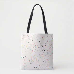 Tote Bag Motif sans couture Terrazzo Speckle