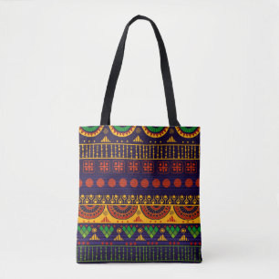 Tote Bag Motif sans couture tribale. 