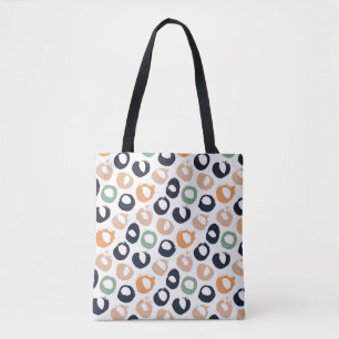 Tote Bag Motif sans soudure à point Polka. Illustration vin