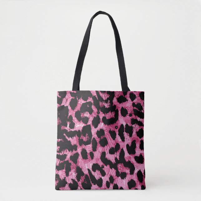 Tote Bag Motif sans soudure Leopard (Devant)