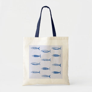 Tote Bag Motif Sardines