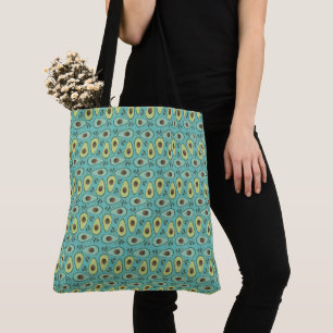 Tote Bag Motif semi-verdoyant Avocado