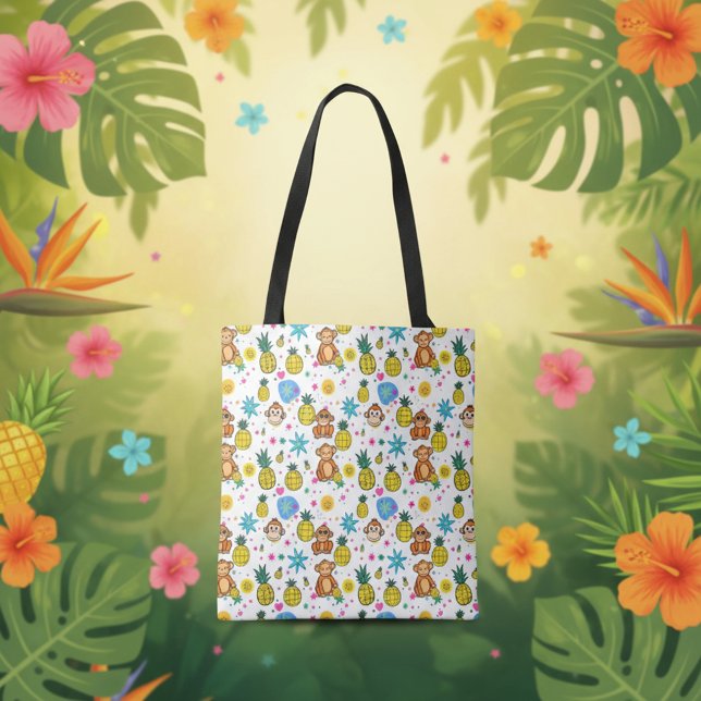 Tote Bag Motif Singe en Affaire (Créateur téléchargé)