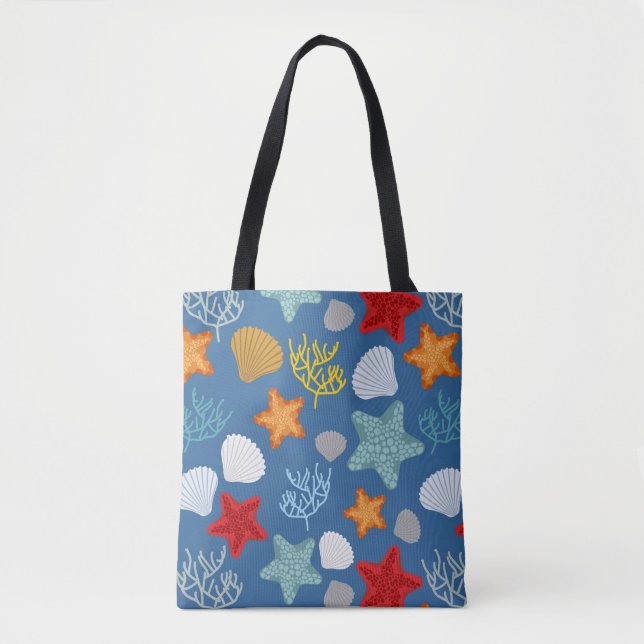 Tote Bag Motif sous-marin de la vie (Devant)