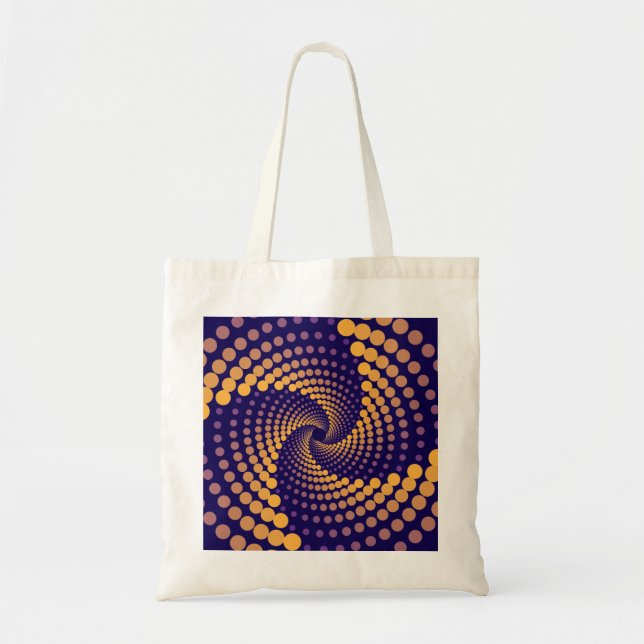 Tote Bag Motif spiral Vortex (Devant)