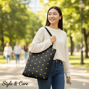 Tote Bag Motif Stellaire Céleste Élégant Durable Quotidien