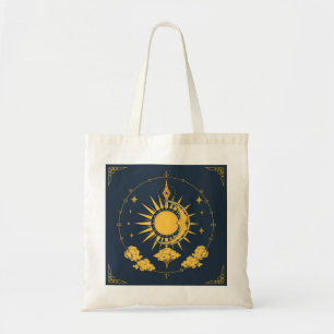 Tote Bag Motif Stellaire d'Astrologie Bohème Céleste