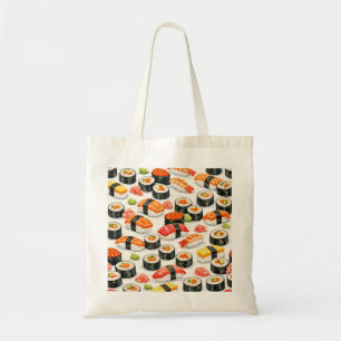 Tote Bag Motif Sushi