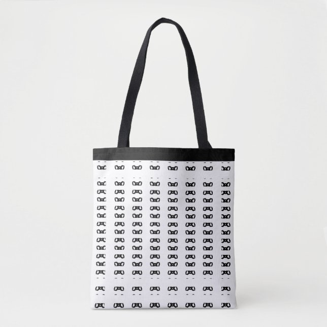 Tote Bag Motif Tao noir et blanc chic (Devant)