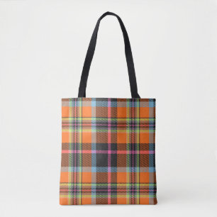 TOTE BAG MOTIF TARTAN 9