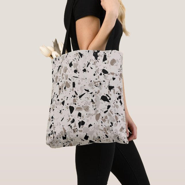 Tote Bag Motif Terrazzo (De près)