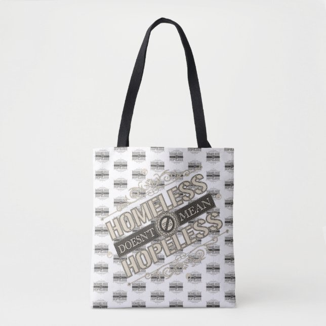 Tote Bag Motif texturé HdmH (Devant)