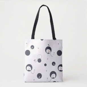 Tote Bag Motif timide d'éléphant