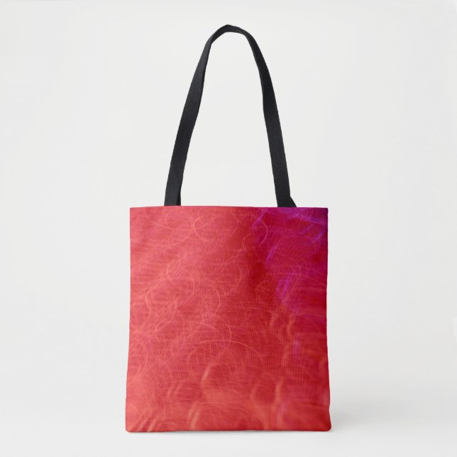 Tote Bag Motif tourbillon rouge sur une fourre-tout (Devant)