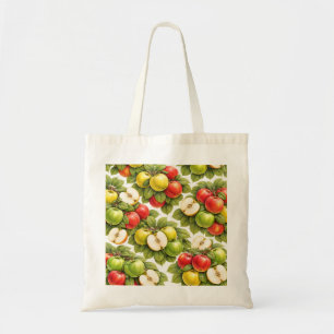 Tote Bag Motif tranche de pomme mixte