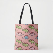 Motif transparent de dinosaure mignon