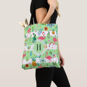 Tote Bag Motif tropical coloré moderne