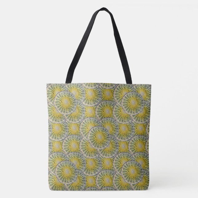 Tote Bag Motif tropical de cactus de sphère (Devant)