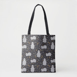 Tote Bag Motif tropical de paresse de bébé