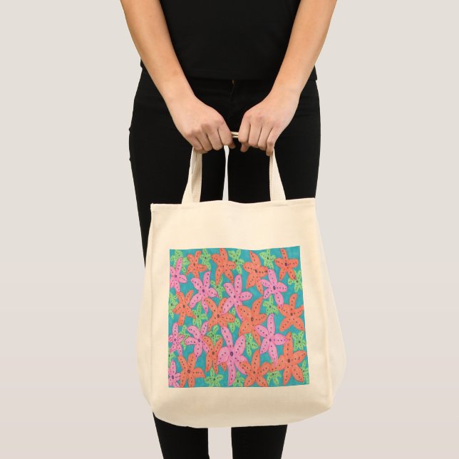 Tote Bag Motif Tropical Starfish (Devant (produit))