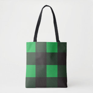 Tote Bag Motif vert