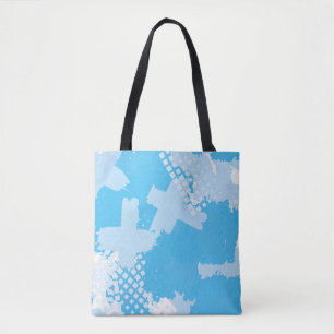 Tote Bag motif vintage Abstrait et transparent. Colo répéti