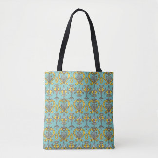 Tote Bag Motif vintage Art Nouveau sans faille. paroi vinta