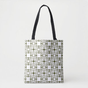 Tote Bag motif vintage sans couture ornementale. abstrait,