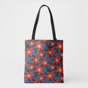 Tote Bag Motif vintage sans faille dans le style scandinave