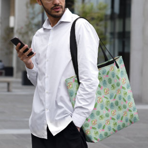 Tote Bag Motif Wild Cactus