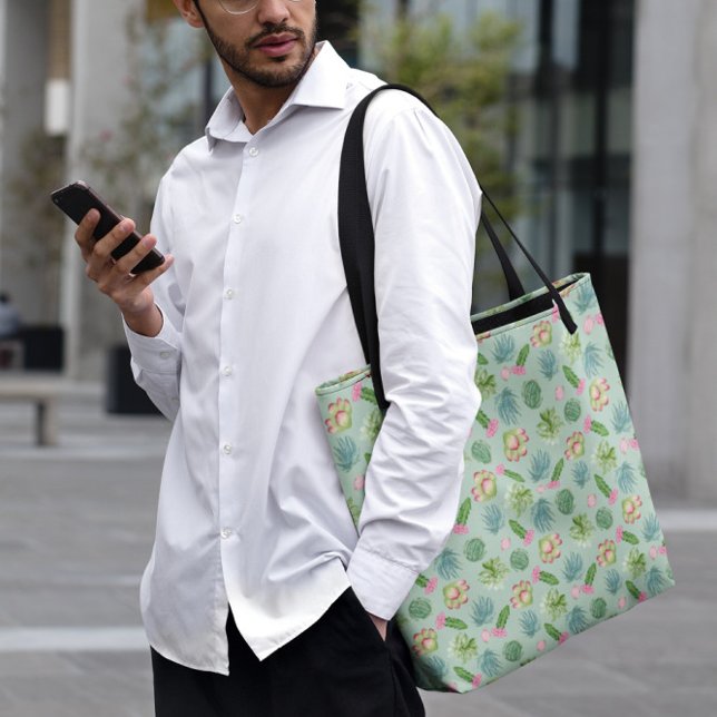 Tote Bag Motif Wild Cactus (Créateur téléchargé)