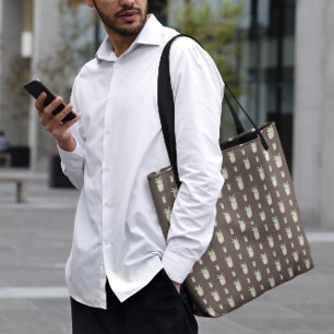 Tote Bag Motif Wild Cactus