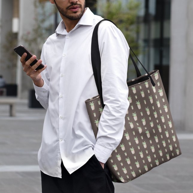 Tote Bag Motif Wild Cactus (Créateur téléchargé)